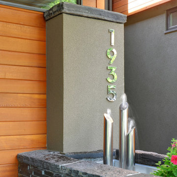 Fountain and Flowers