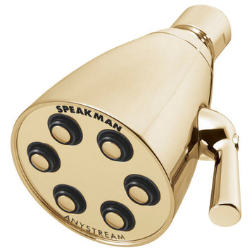 Speakman S-2252 Icon 2.5 GPM Multi Function Shower Head - Polished Brass