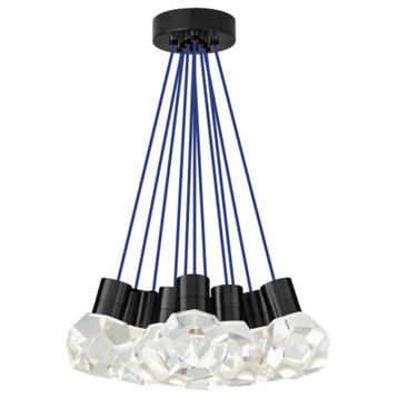 Kira Ceiling Pendant, 11-Light, LED, Black, 20"W (700TDKIRAP11UB-LEDWD 70PGKDZ)