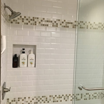 Traditional White Shower-Stockton,CA and Lodi, CA