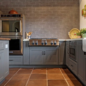 Southwestern Inspired Kitchen, Laundry Room, & Office
