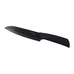 ProChef Keramica Damascus PCK4 6" Black Chef Knife - Kitchen Knives And Accessories