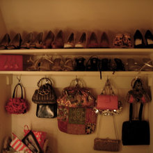 closet handbag storage