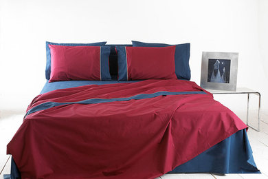 Cotton Sheet Set With Contrasting Border