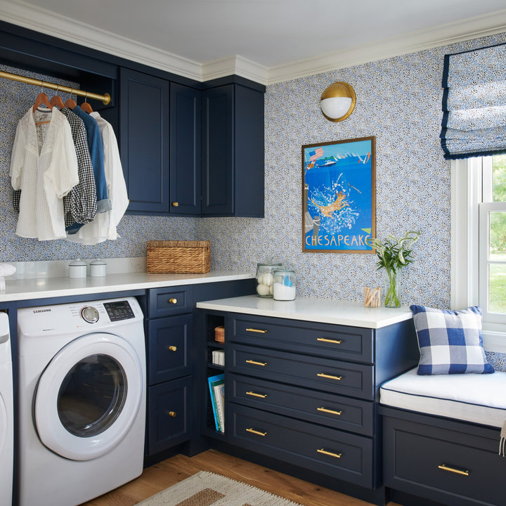 75 Beautiful Beach Style Laundry Room Ideas & Designs - September 2023 ...