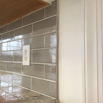 Rainstorm Crackle is the Perfect Gray for a Bright Kitchen