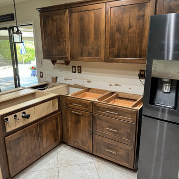 Kitchen and Bathroom Reface with Partial Build