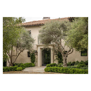 Cold Springs Road Montecito Mediterranean Landscape - Mediterranean ...