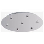 ET2 Lighting - ET2 Lighting EC85018-PC RapidJack-7-Light Round Canopy-17"W 2.5 - RapidJack is a no wire, no hassle installation sysRapidJack-Seven Ligh Polished Chrome *UL Approved: YES Energy Star Qualified: n/a ADA Certified: n/a  *Number of Lights:   *Bulb Included:No *Bulb Type:No *Finish Type:Polished Chrome