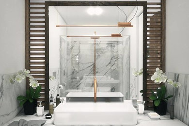 Bathroom - contemporary bathroom idea in Other