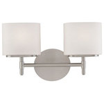 Hudson Valley Lighting - Hudson Valley Lighting 8902-SN Trinity Collection - Two Light Bath Vanity - Hudson Valley Lighting designs and manufactures diTrinity Collection T Satin Nickel *UL Approved: YES Energy Star Qualified: n/a ADA Certified: n/a  *Number of Lights: Lamp: 2-*Wattage:75w Halogen bulb(s) *Bulb Included:No *Bulb Type:Halogen *Finish Type:Satin Nickel
