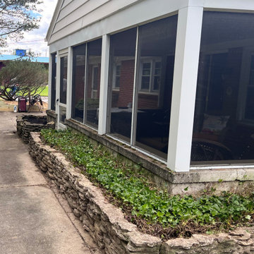Replace Failing Retaining Wall & Aggressive Landscaping & Overgrowth Cleanup