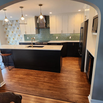 Narrow Shaker with Hints of Mid-Century Flair
