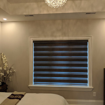 Oakville Zebra Blinds Residential Home Bedroom Blinds