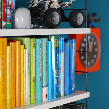 Farbfreude! Ein Kinderzimmer in Petrol-Blau