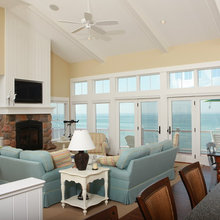 Off Set Fireplace