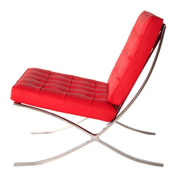 Barcelona Chair - Indoor Chaise Lounge Chairs