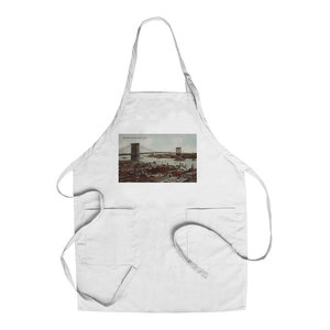 Chef S Apron New York Ny Brooklyn Bridge View Towards