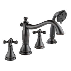 Delta Cassidy Roman Tub w/ Hand Shower Trim - Tub And Shower Faucet Sets