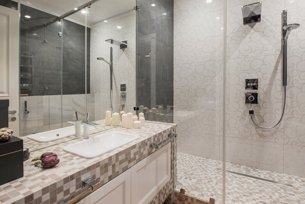 Современный Ванная комната by Студия дизайна интерьера Александра Побережного