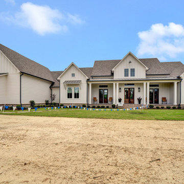 Architectural Designs Modern Farmhouse Plan 56460SM comes to life in Texas!