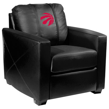 Toronto Raptors Red Stationary Club Chair Commercial Grade Fabric