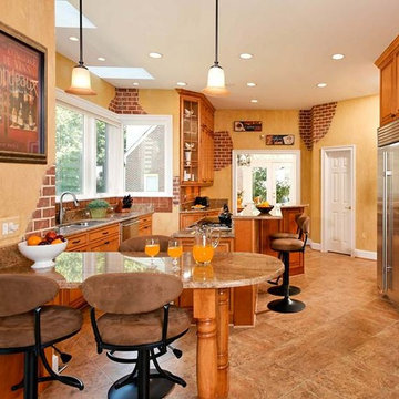 Custom Paint Job, Cabinets Bring Kitchen to Life