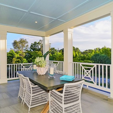 Coastal-Craftsman Florida Outdoor Great Room