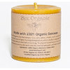 Bee Organic 100% Organic Beeswax Round Pillar Candle, Small