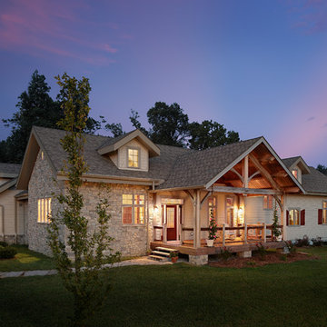 Kentucky Craftsman Timber Frame Home - The Paducah Residence - Exterior