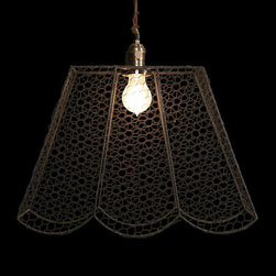 Wire Mesh Basket Light - Lighting