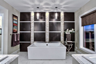 Bathroom - transitional bathroom idea in Calgary