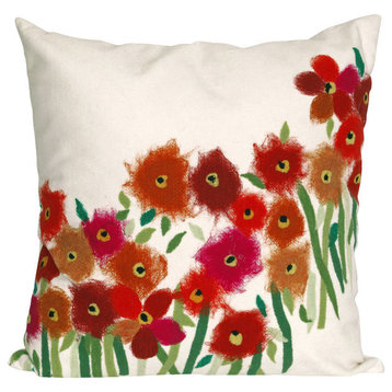Visions II Poppies Pillow, 20"x20"