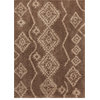 Well Woven Nomad Gracious Modern Beige Moroccan Shag Area Rug, 3'11'' X 5'3''