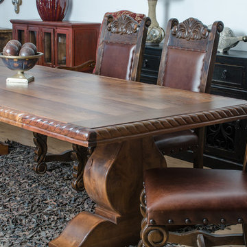 Rectangular Dining Table & Chairs