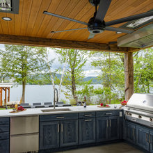 outdoor kitchens