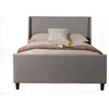 Amber Queen Upholstered Bed, Grey Linen