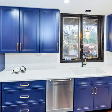 Lake Forest Modern Kitchen Remodel - Family-Friendly Design for Durability and C
