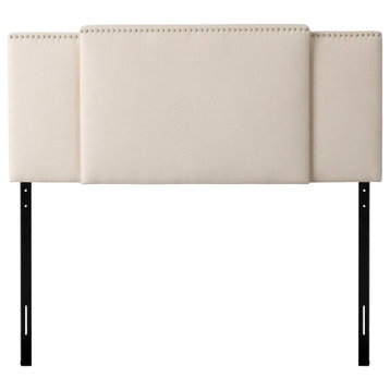 CorLiving Fairfield 3-in-1 Expandable Panel Headboard, Cream