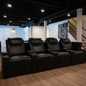 Finished Basement with Half Bath, Gym and Kids Play Area in Brighton, MI