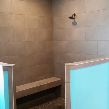 River Rock Shower Floor