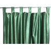 Two Pine Green Window Curtains Indian Sari Drapes Panel