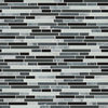Shaw CS35X Awesome Mix Linear Mosaic - 11-15/16" x 11-15/16" - Midnight