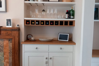 Design ideas for a classic home bar in Gloucestershire.