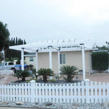 Pergola with a Dutch Gable Roof