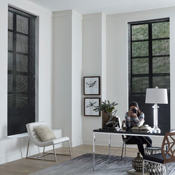 1" Premium Mini Blinds in Graphite - Window Blinds