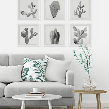Cactus Variety II Hexaptych