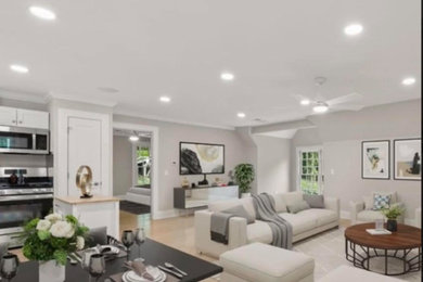 Example of a living room design in Other