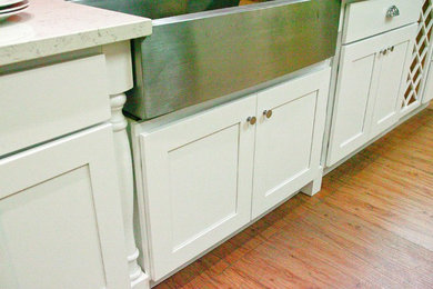 Example of a beach style kitchen design in Phoenix