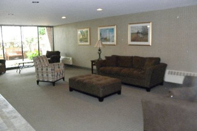 Living room - transitional living room idea in New York